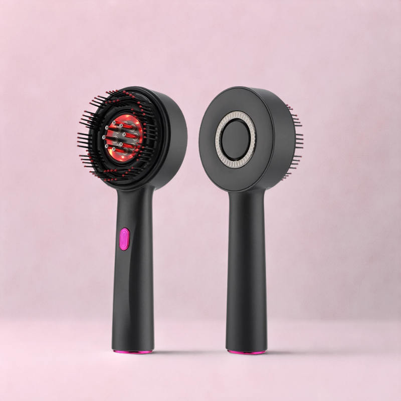Brosse de stimulation capillaire 3 en 1