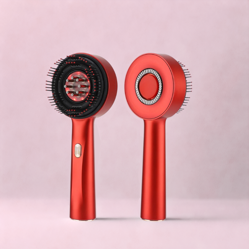 Brosse de stimulation capillaire 3 en 1
